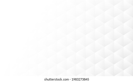 Abstract. Geometric shape white background. light and shadow . Vector.