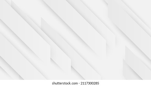 Abstract. geometric shape white background. light and shadow. Vector.