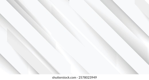 Abstract. geometric shape white background. light and shadow. Vector.