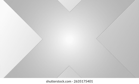 Abstractas forma geométrica de fondo degradado gris blanco. Diseño minimalista