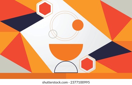 Abstract geometric shapes background. Geometric background.