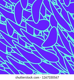 Abstract geometric shapes background. Aqua and amethyst color. Vector, isometric.
