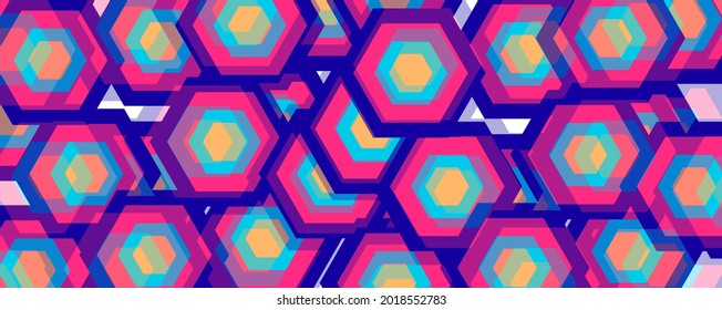 Abstract geometric shapes background art 