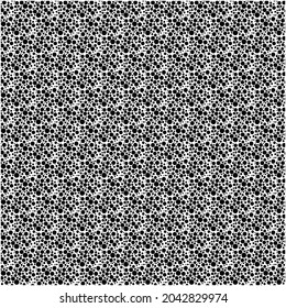 Resumen de formas geométricas fondo de fondo de la ilustración de patrones de puntos negros y blancos vectoriales.