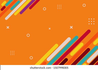 Abstract Geometric Shapes Background. Colorful Gradient Background .Vector Illustration