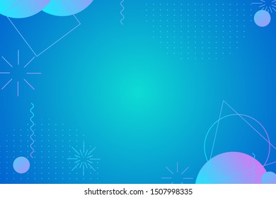 Abstract Geometric Shapes Background. Colorful Gradient Background .Vector Illustration