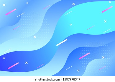 Abstract Geometric Shapes Background. Colorful Gradient Background .Vector Illustration