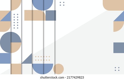 Abstract geometric shapes background design