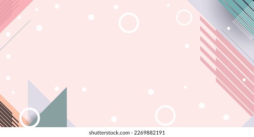 Resumen de diseño de fondo de formas geométricas