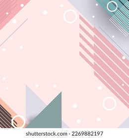 Resumen de diseño de fondo de formas geométricas