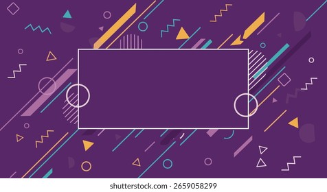 Abstract Geometric Shapes Background With Diagonal Lines and Circles for Modern Design Projects