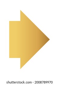 Abstract geometric shapes background. Golden gradient minimalistic art. Template for poster, flyer, brochure. Simple stylish design.