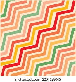 Resumen del fondo de formas geométricas, ilustración de rayas zigzag coloridas.diseño de líneas vectoriales.