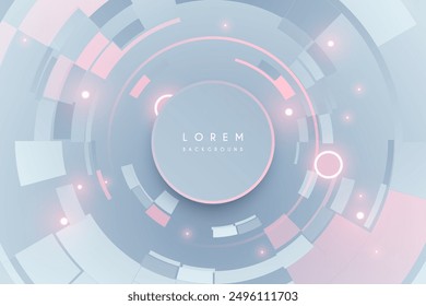 Fondo de Formas geométricas Abstractas con Elementos de luz