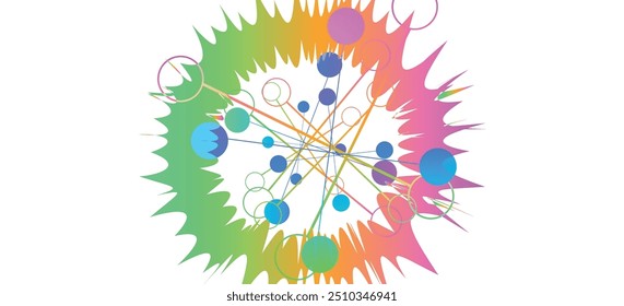 Abstract Geometric shapes background. Abstract background with geometric shapes and lines. 