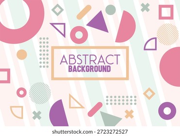 Fondo de Formas geométricas Abstractas con tonos apagados