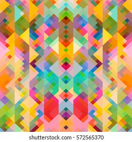 Abstract geometric shapes background with pastel colors.