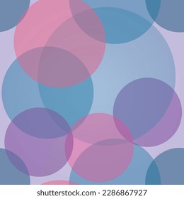 Abstract Geometric Shapes Background, Pink Purple Blue Circles