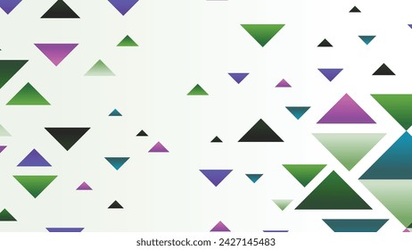 Fondo de formas geométricas abstractas con triángulo. Aplicable para pósters, banners, volantes, etc