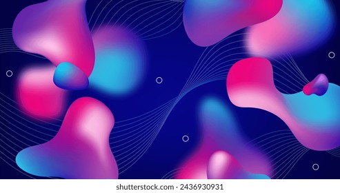Abstrakte geometrische Formen Hintergrund Vektor-Design in eps 10