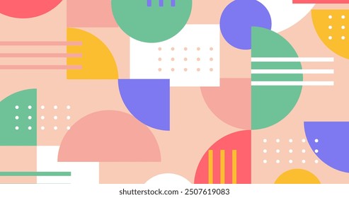 Abstract geometric shapes background vector design in eps 10