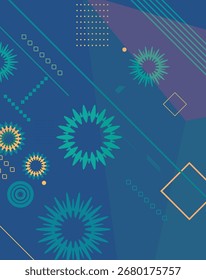 Abstract geometric shapes background. Vector abstract graphic design banner background template for wallpaper, template, poster, book cover, brochure, leaflet, flyer