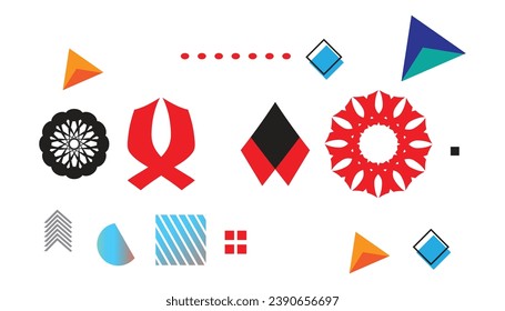 Abstract Geometric Shapes Background for Web Design ,Print, Presentation, banner , Flyer, magazine. design