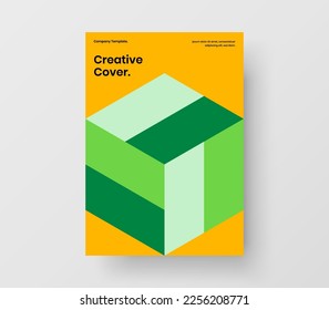 Abstrakte geometrische Formen Bannervorlage. Trendy Präsentation Design Vektor-Layout.