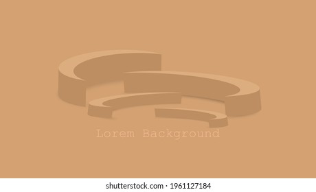 
abstract geometric shapes. beige background.