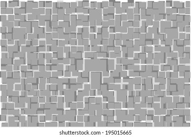 Abstract geometric shapes chaotic, background. Vector illustration