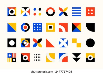 Abstract geometric shapes collection. Perfect for cover and business background