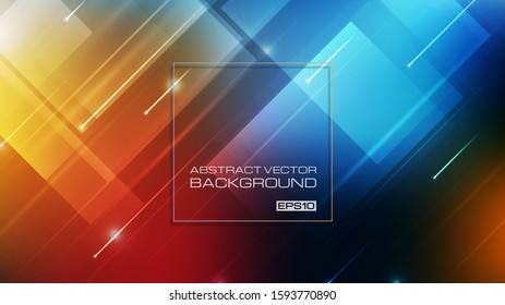 Abstract geometric shapes colorful background. Eps10 vector