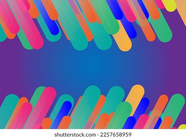  abstract geometric shapes and colorful background