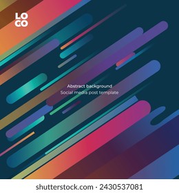 abstract geometric shapes colorful background