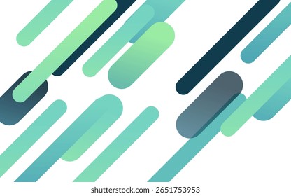 Formas geométricas abstratas Design colorido. Design abstrato mínimo para papel de parede, brochura, cartão, post de mídia social etc. Formas coloridas com elementos gráficos de gradiente, formas etc.