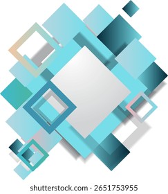 Formas geométricas abstratas Design colorido. Design abstrato mínimo para papel de parede, brochura, cartão, post de mídia social etc. Formas coloridas com elementos gráficos de gradiente, formas etc.