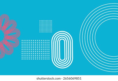 Fondo de patrón colorido de Formas geométricas Abstractas. Diseño de color elegante con usos de diseño moderno texturizado para la página del libro, pinturas, impresión, fondos móviles, 