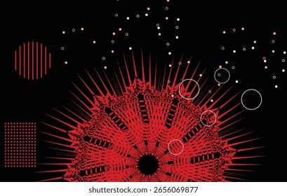 Abstract geometric shapes  colorful pattern background. Elegant color design  with textured modern design uses for book page, paintings, printing, mobile backgrounds, 
