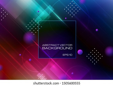 Abstract geometric shapes colors background. Vector Eps10