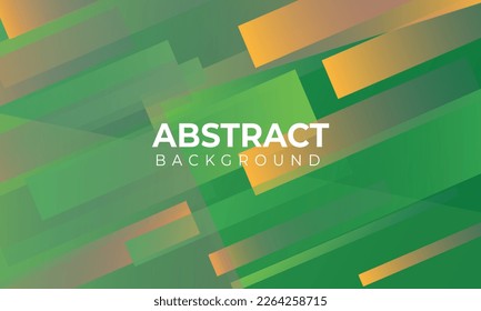 fondo de composición de formas geométricas abstractas. Fondo de formas geométricas de gradiente verde para banner web, volante, afiche, folleto, portada