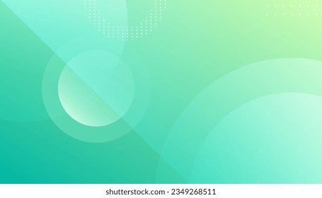 abstract geometric shapes composition background. blue and green gradient geometric shapes background. Dynamic sound wave. Design element. Vector illustration