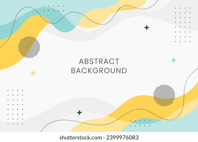 abstract geometric shapes composition background. colorful geometric shapes background for web banner, flyer, poster, brochure, cover, presentation