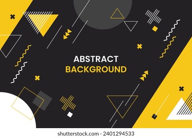 abstract geometric shapes composition background. colorful geometric shapes background for web banner, flyer, poster, brochure, cover, presentation