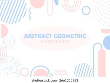 Formas geométricas Abstractas Composición con texto
