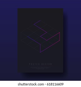 Abstract Geometric Shapes Cover Design layout for banners, wallpaper, flyers, invitation, posters, brochure, voucher discount - Vector illustration template