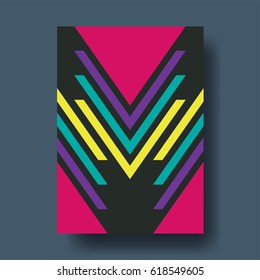 Abstract Geometric Shapes Cover Design layout for banners, wallpaper, flyers, invitation, posters, brochure, voucher discount - Vector illustration template