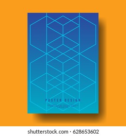 Abstract Geometric Shapes Cover Design layout for banners, wallpaper, flyers, invitation, posters, brochure, voucher discount - Vector illustration template