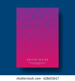 Abstract Geometric Shapes Cover Design layout for banners, wallpaper, flyers, invitation, posters, brochure, voucher discount - Vector illustration template