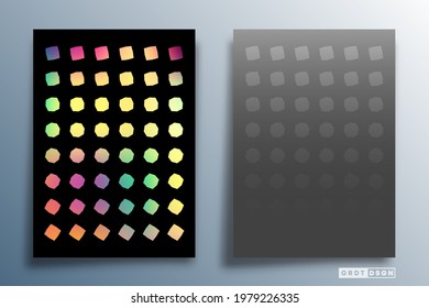 Abstract geometric shapes design for flyer, poster, brochure cover, background, wallpaper, typography, or other printing products. Vector illustration.