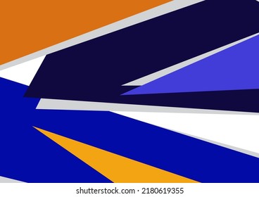 Abstract geometric shapes in different colors. Sharp triangles. Can be used for wallpapers, posters, presentations, brochures, covers, banners, advertisements. Vector illustration